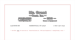 Desktop Screenshot of mrgrantcontracting.com
